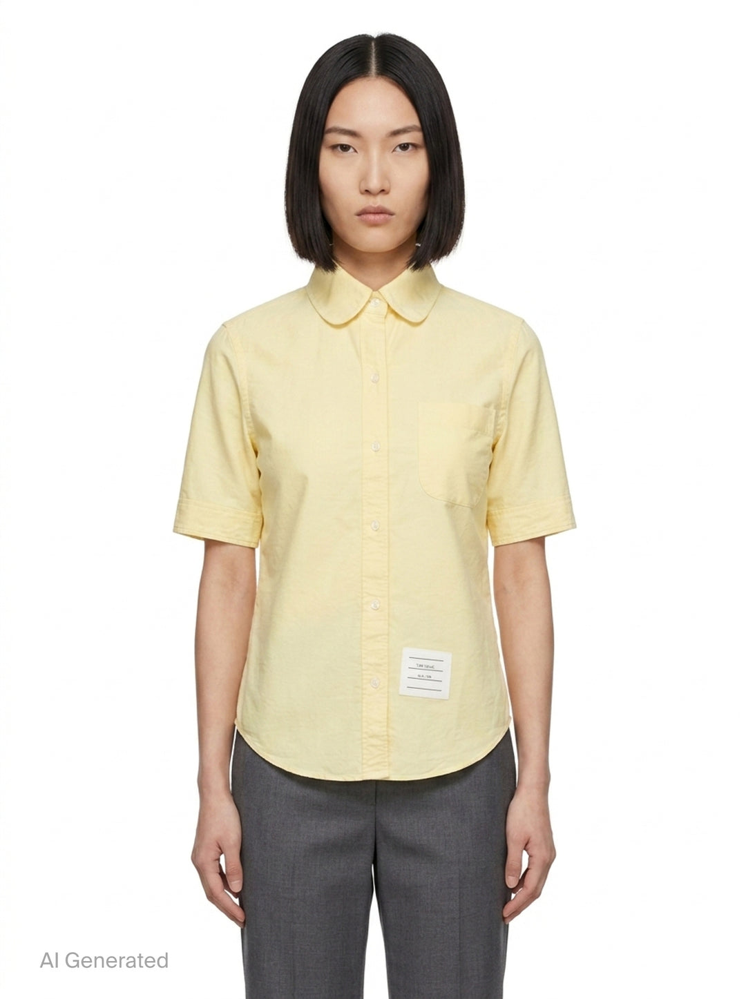 Classic Short Sleeve Shirt | Thom Browne | Club21 - front