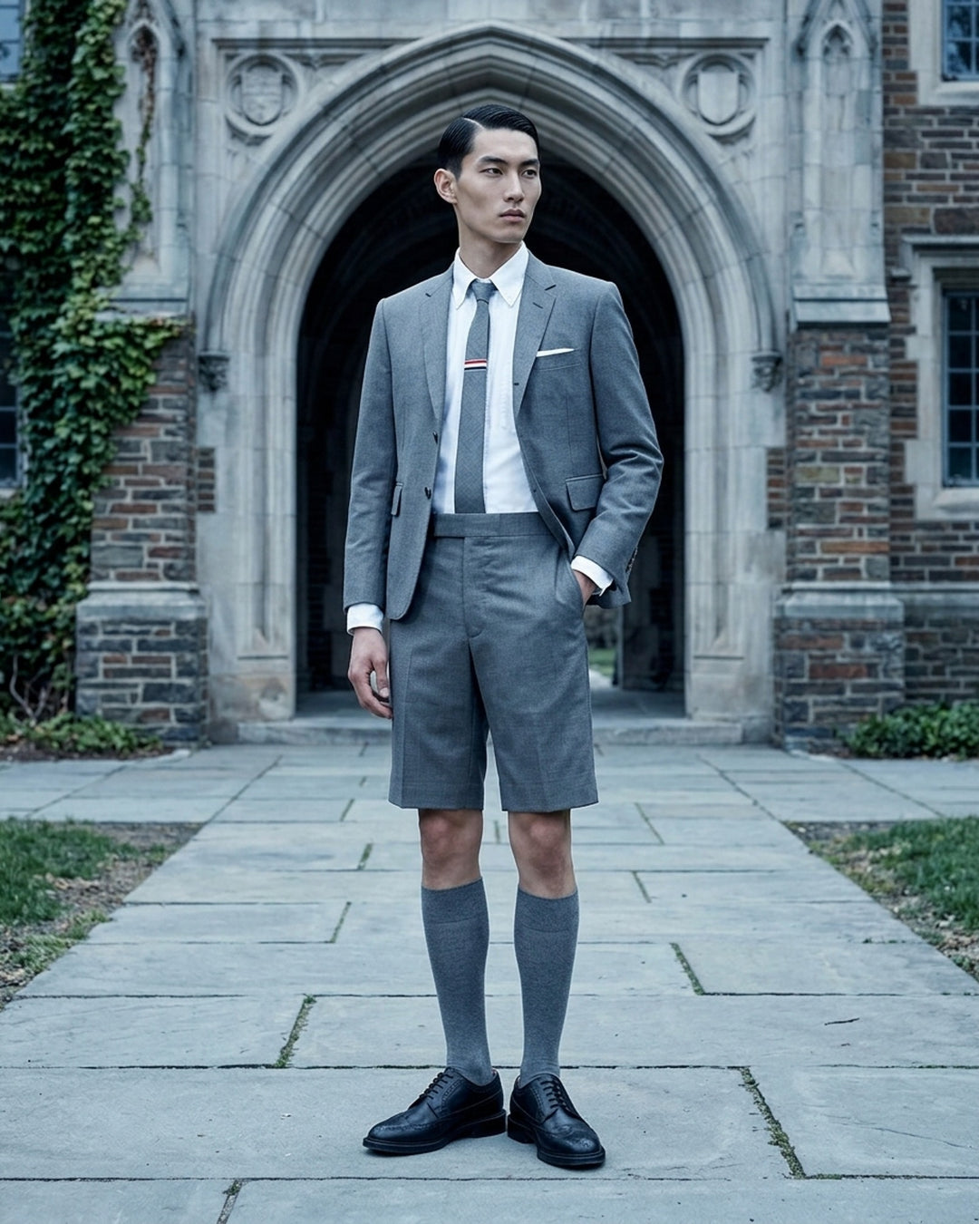 Classic Twill Backstrap Shorts | Thom Browne | Club21 - lifestyle
