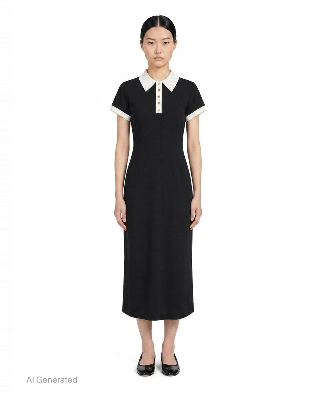 Couture Sleeve Polo Dress | Thom Browne | Club21 - front