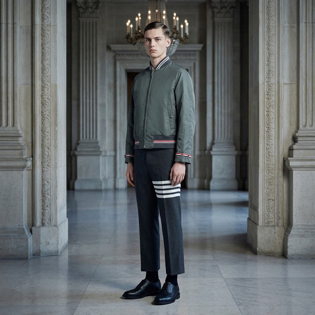 Cropped Field Jacket | Thom Browne | Club21 - lifestyle