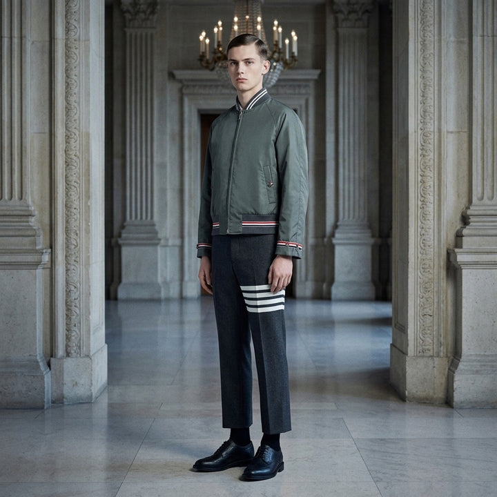 Cropped Field Jacket | Thom Browne | Club21 - lifestyle