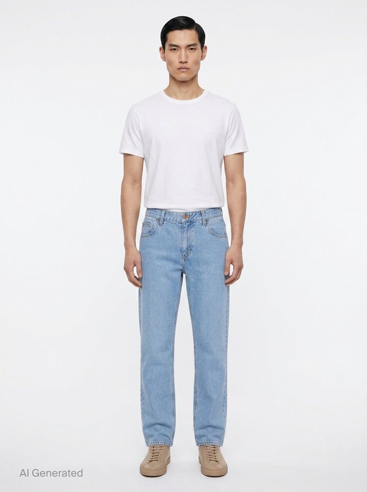 Denim 5-Pocket Trousers | Thom Browne | Club21 - front