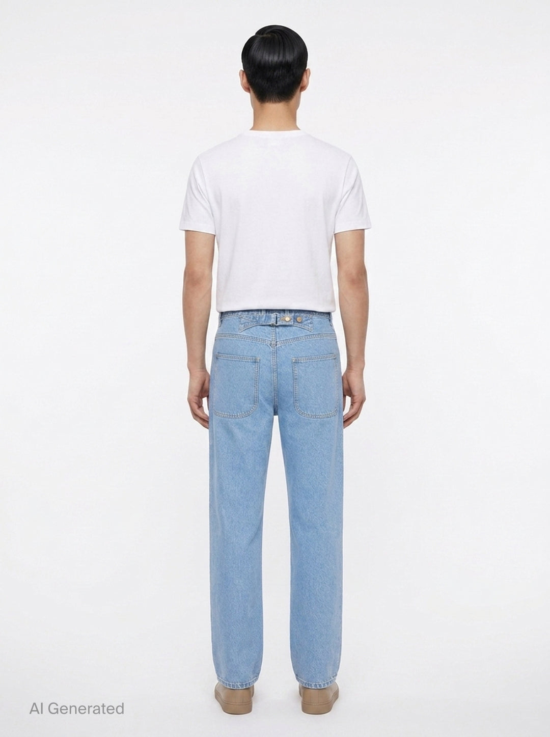 Denim 5-Pocket Trousers | Thom Browne | Club21 - back