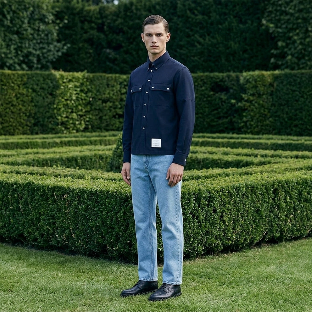 Denim 5-Pocket Trousers | Thom Browne | Club21 - lifestyle