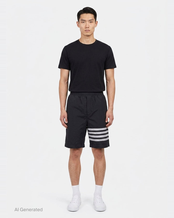 Drawcord Waist Track Shorts | Thom Browne | Club21 - front