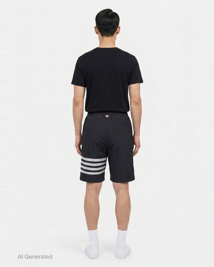 Drawcord Waist Track Shorts | Thom Browne | Club21 - back
