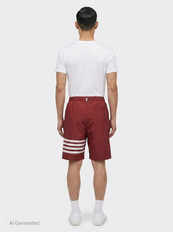 Drawcord Waist Track Shorts | Thom Browne | Club21 - back
