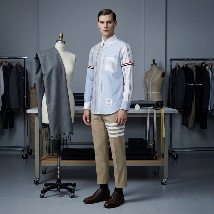 Funmix Long Sleeve Button-Down Shirt | Thom Browne | Club21 - lifestyle