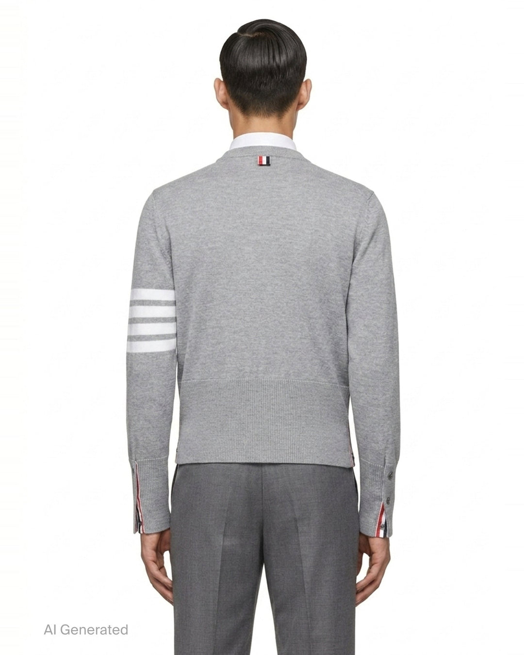 Hector Icon Intarsia Pullover | Thom Browne | Club21 - back