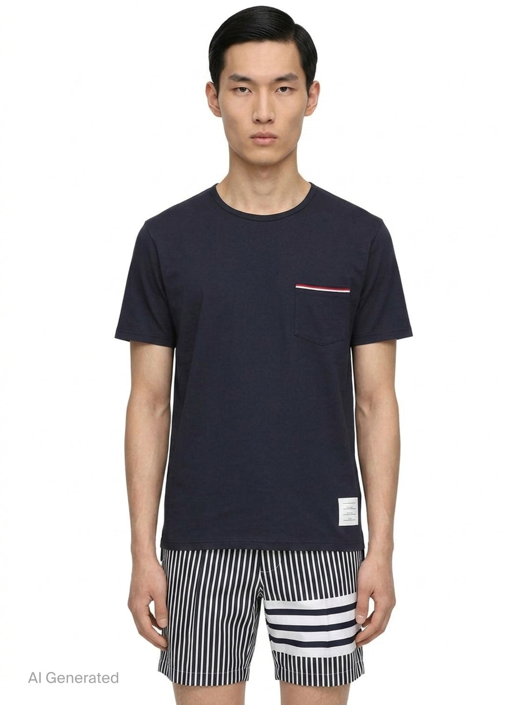 Jersey Pocket T-Shirt | Thom Browne | Club21 - front