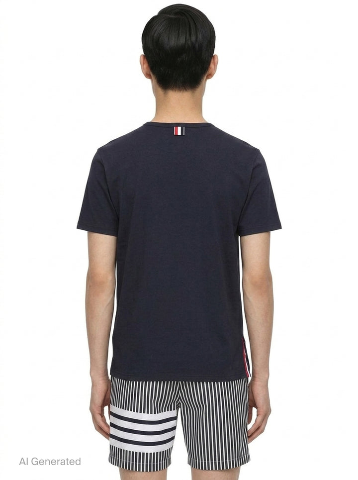 Jersey Pocket T-Shirt | Thom Browne | Club21 - back