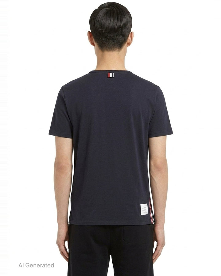 Jersey Pocket Tee | Thom Browne | Club21 - back