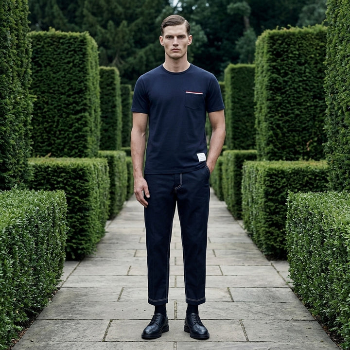 Jersey Pocket Tee | Thom Browne | Club21 - lifestyle