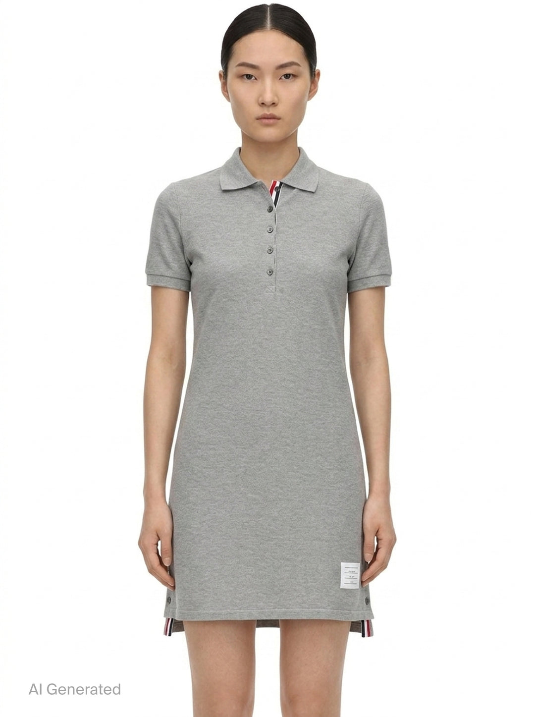 Knee-Length Polo Dress | Thom Browne | Club21 - front