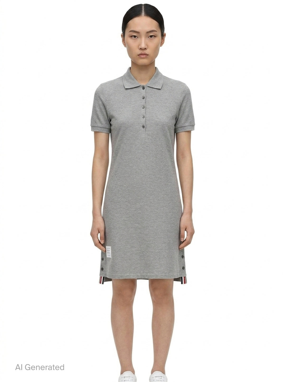 Knee-Length Polo Dress | Thom Browne | Club21 - front