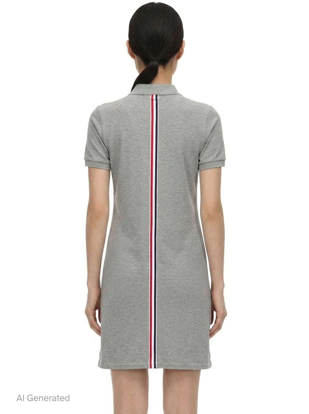 Knee-Length Polo Dress | Thom Browne | Club21 - back