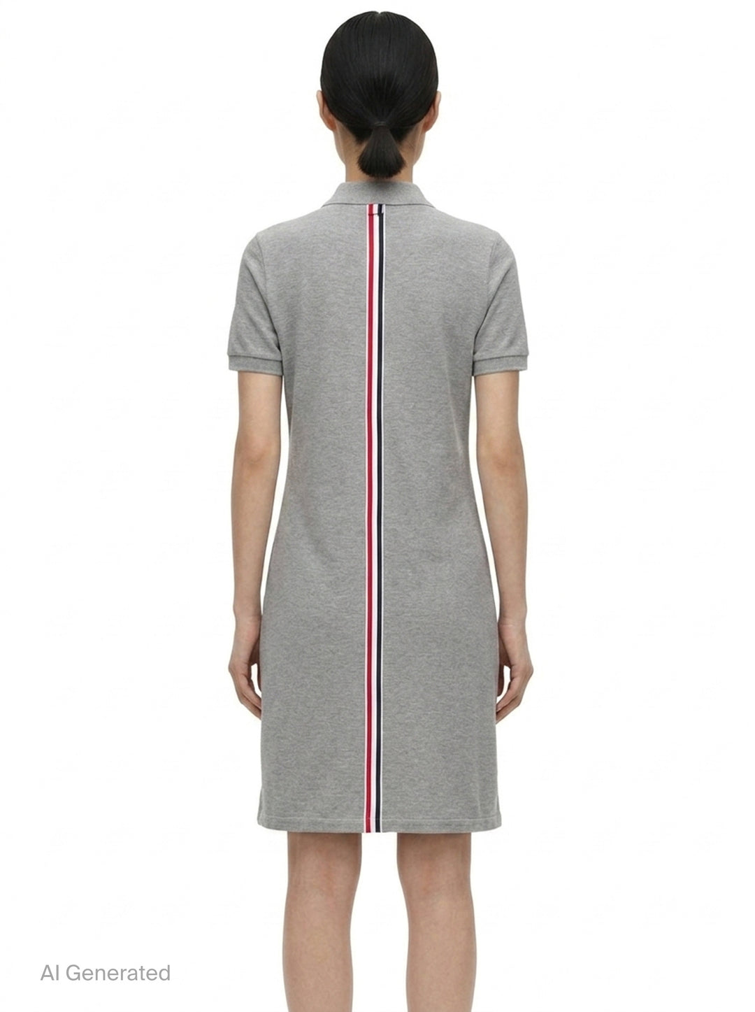 Knee-Length Polo Dress | Thom Browne | Club21 - back