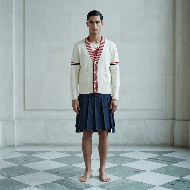 Lobster V-Neck Cardigan | Thom Browne | Club21 - lifestyle