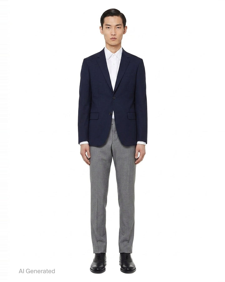 Low Rise Slim Trousers | Thom Browne | Club21 - front