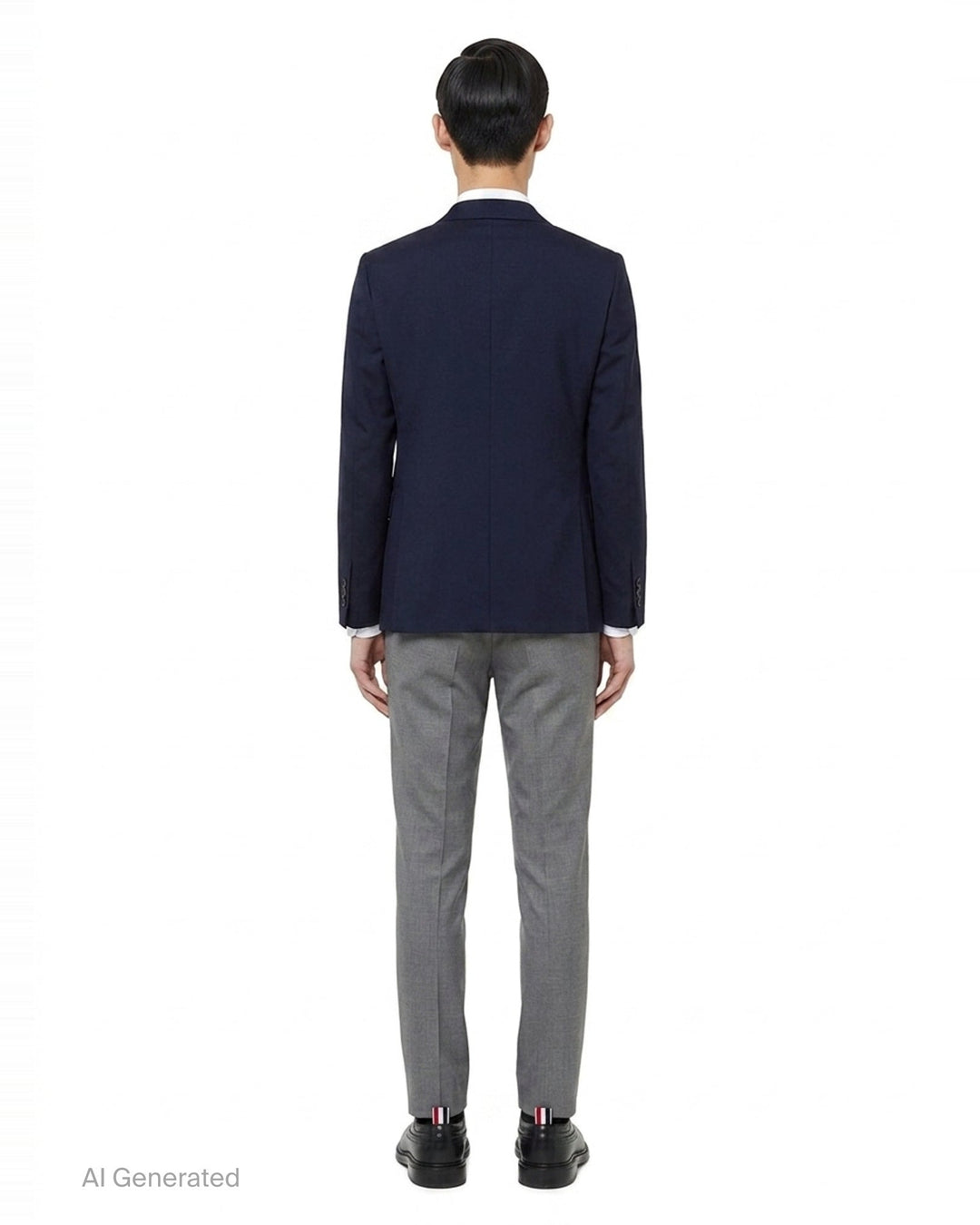 Low Rise Slim Trousers | Thom Browne | Club21 - back
