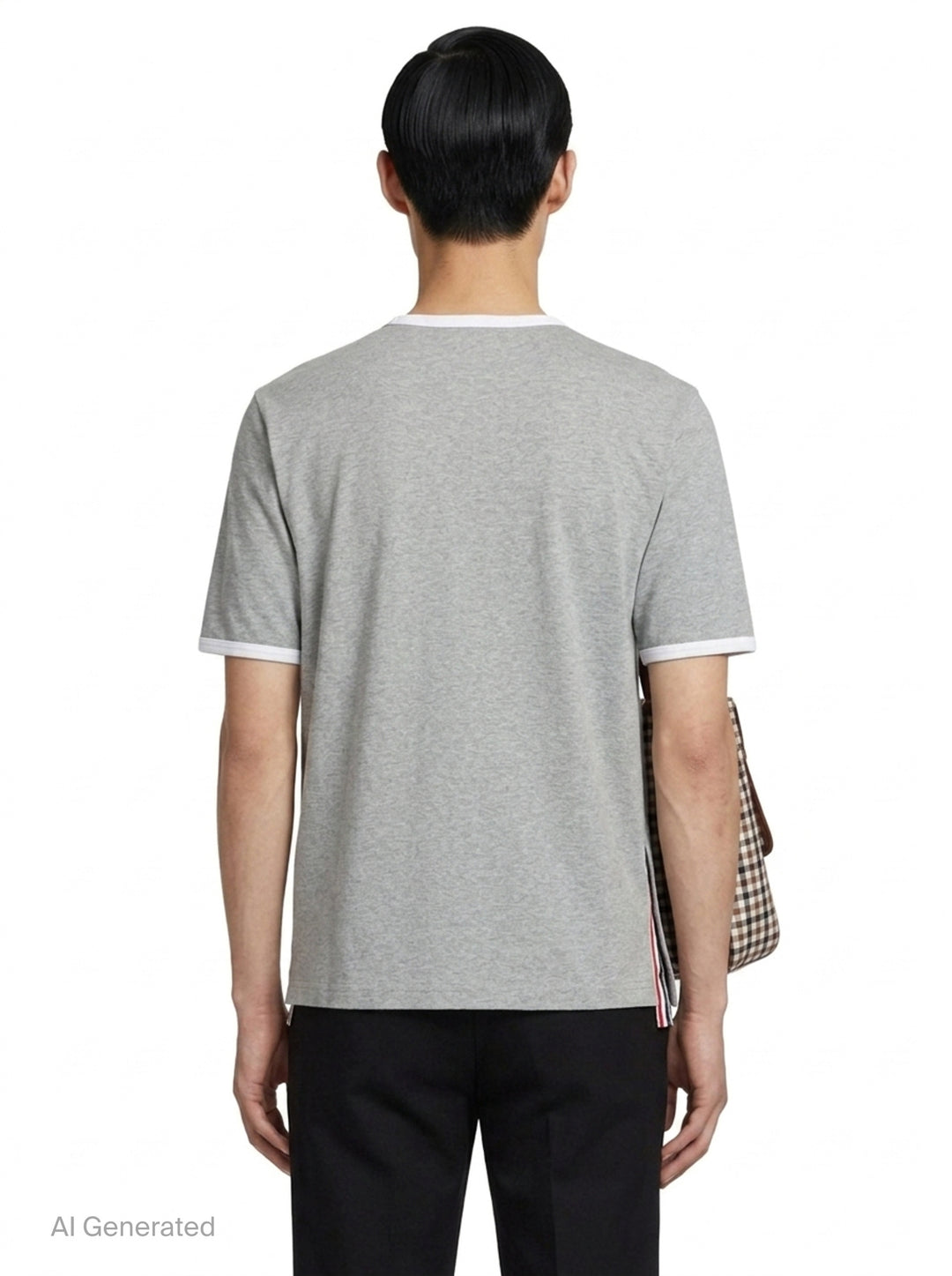 Medium Weight Ringer Tee | Thom Browne | Club21 - back