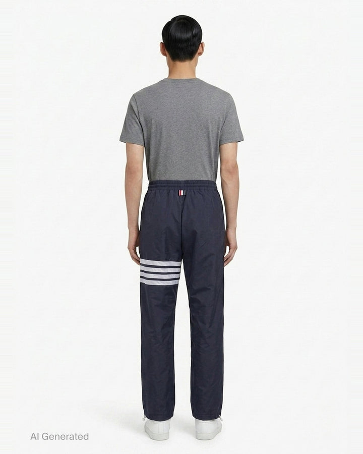 Mesh 4-Bar Track Pants | Thom Browne | Club21 - back