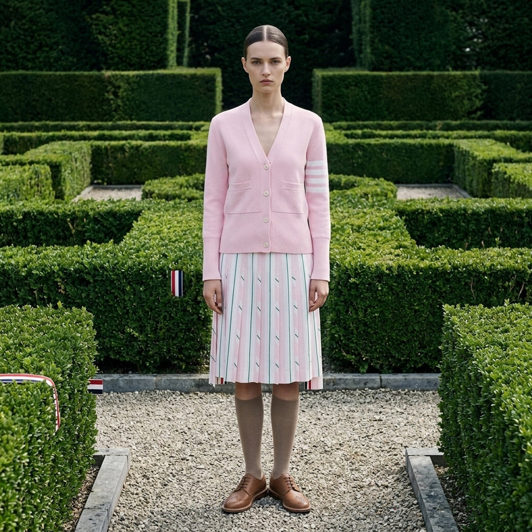 Milano Stitch Cardigan | Thom Browne | Club21 - lifestyle