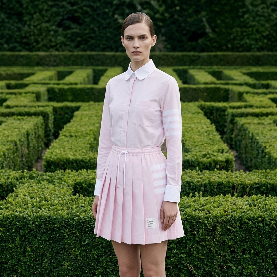 Mini Drawstring Pleated Skirt | Thom Browne | Club21 - lifestyle