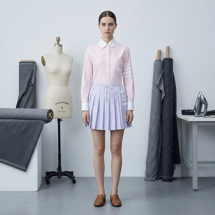 Mini Drawstring Pleated Skirt | Thom Browne | Club21 - lifestyle