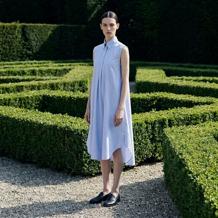 Oversized Sleeveless Shirt Dress | Thom Browne | Club21 - lifestyle
