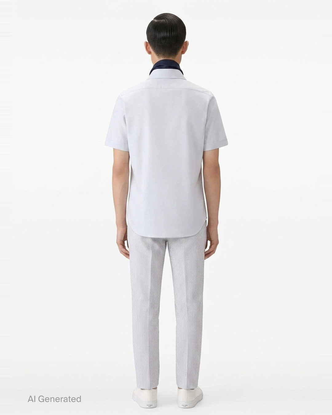 Oxford Short Sleeve Shirt | Thom Browne | Club21 - back