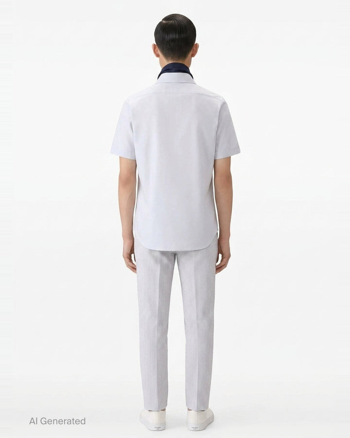 Oxford Short Sleeve Shirt | Thom Browne | Club21 - back