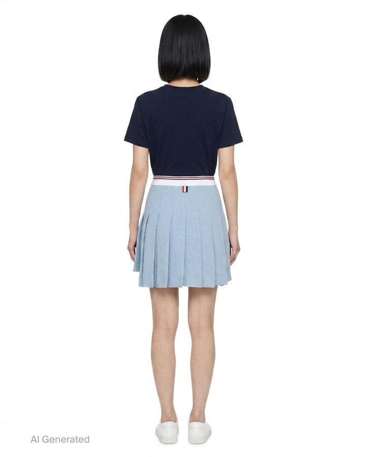 Pleated Mini Skirt | Thom Browne | Club21 - back