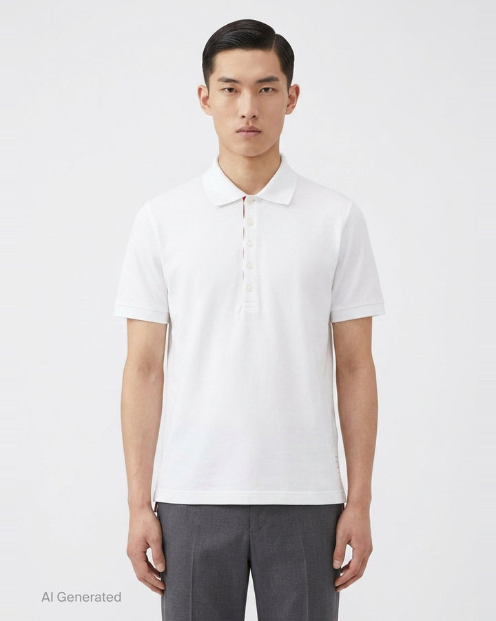 Relaxed Fit Polo | Thom Browne | Club21 - front