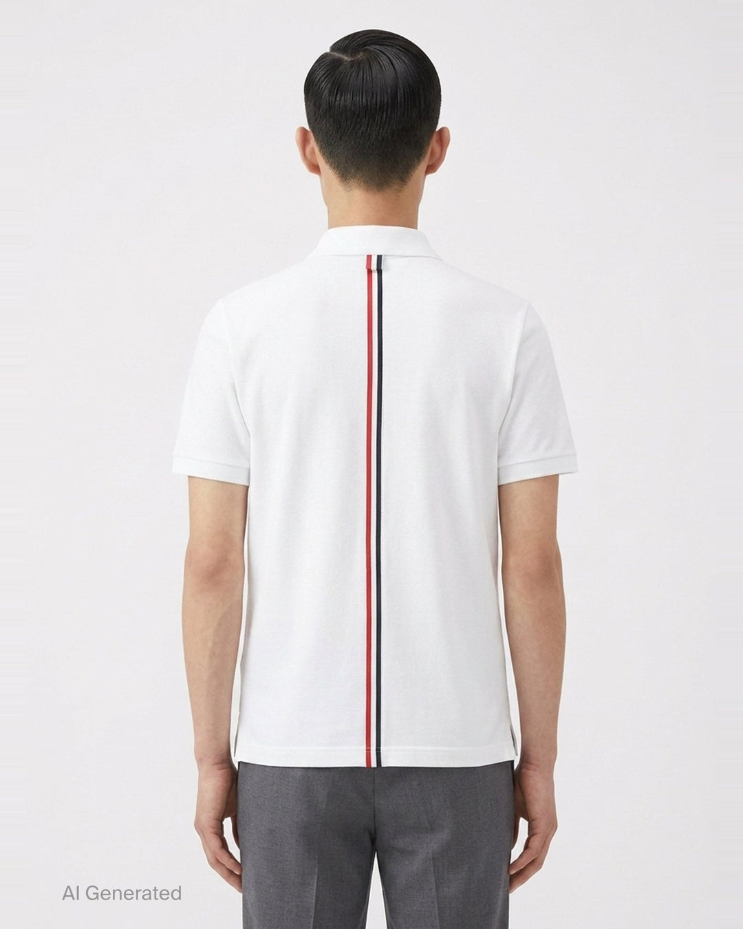 Relaxed Fit Polo | Thom Browne | Club21 - back