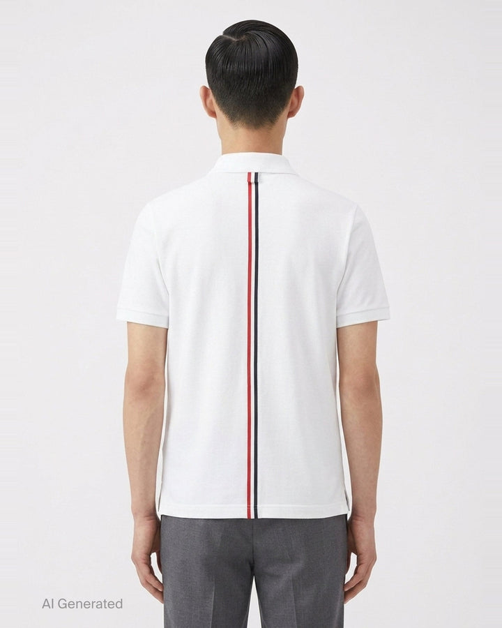 Relaxed Fit Polo | Thom Browne | Club21 - back