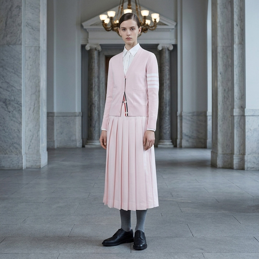 Relaxed Fit V-Neck Cardigan | Thom Browne | Club21 - lifestyle