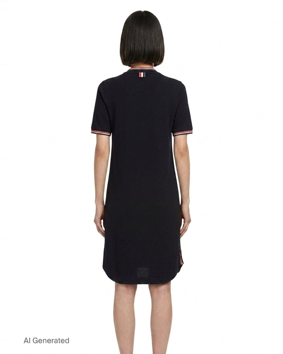 RWB Tipped T-Shirt Dress | Thom Browne | Club21 - back