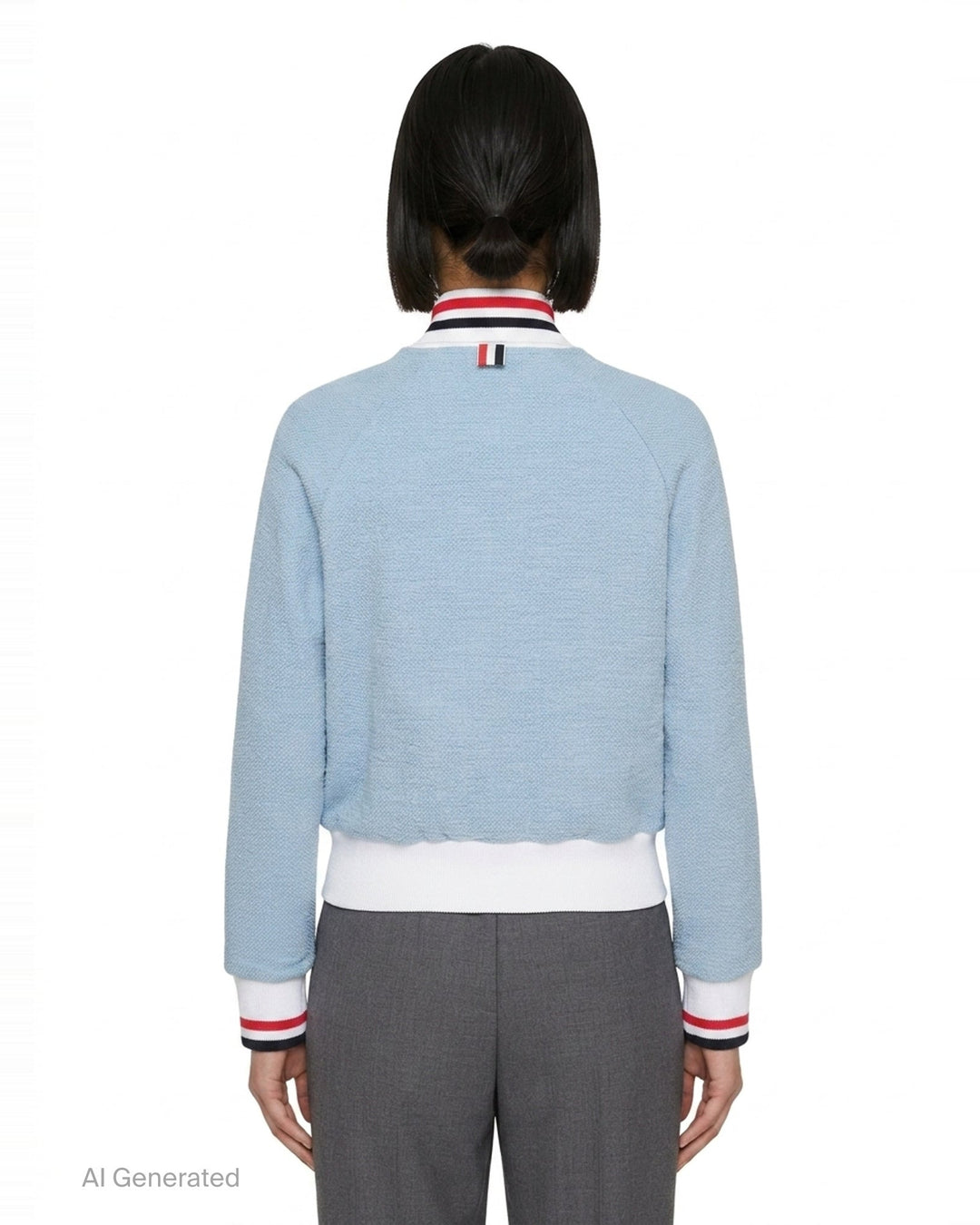RWB Tipping Bomber Jacket | Thom Browne | Club21 - back