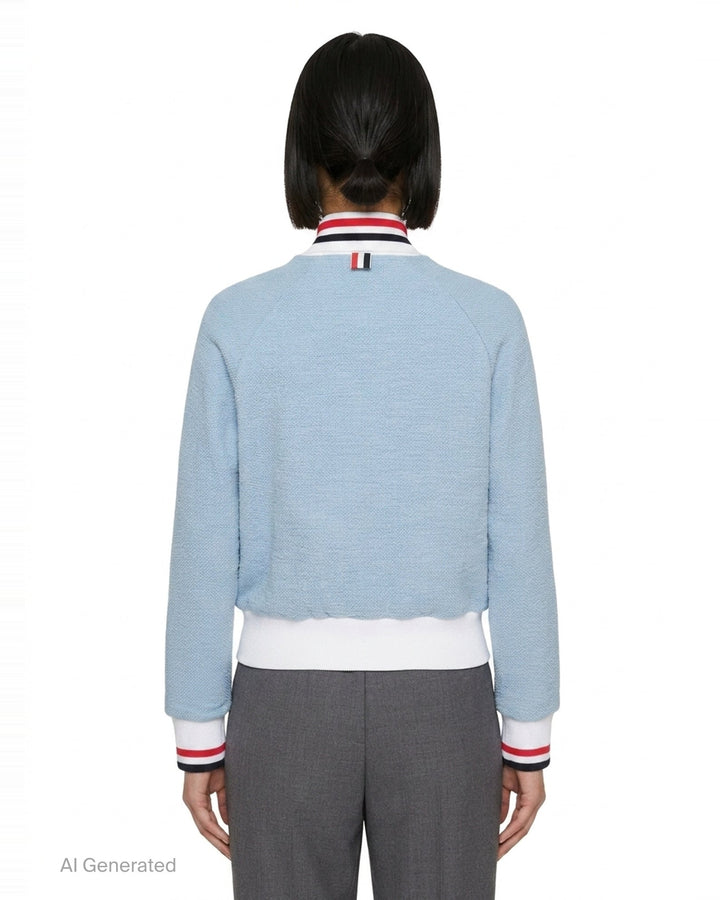 RWB Tipping Bomber Jacket | Thom Browne | Club21 - back