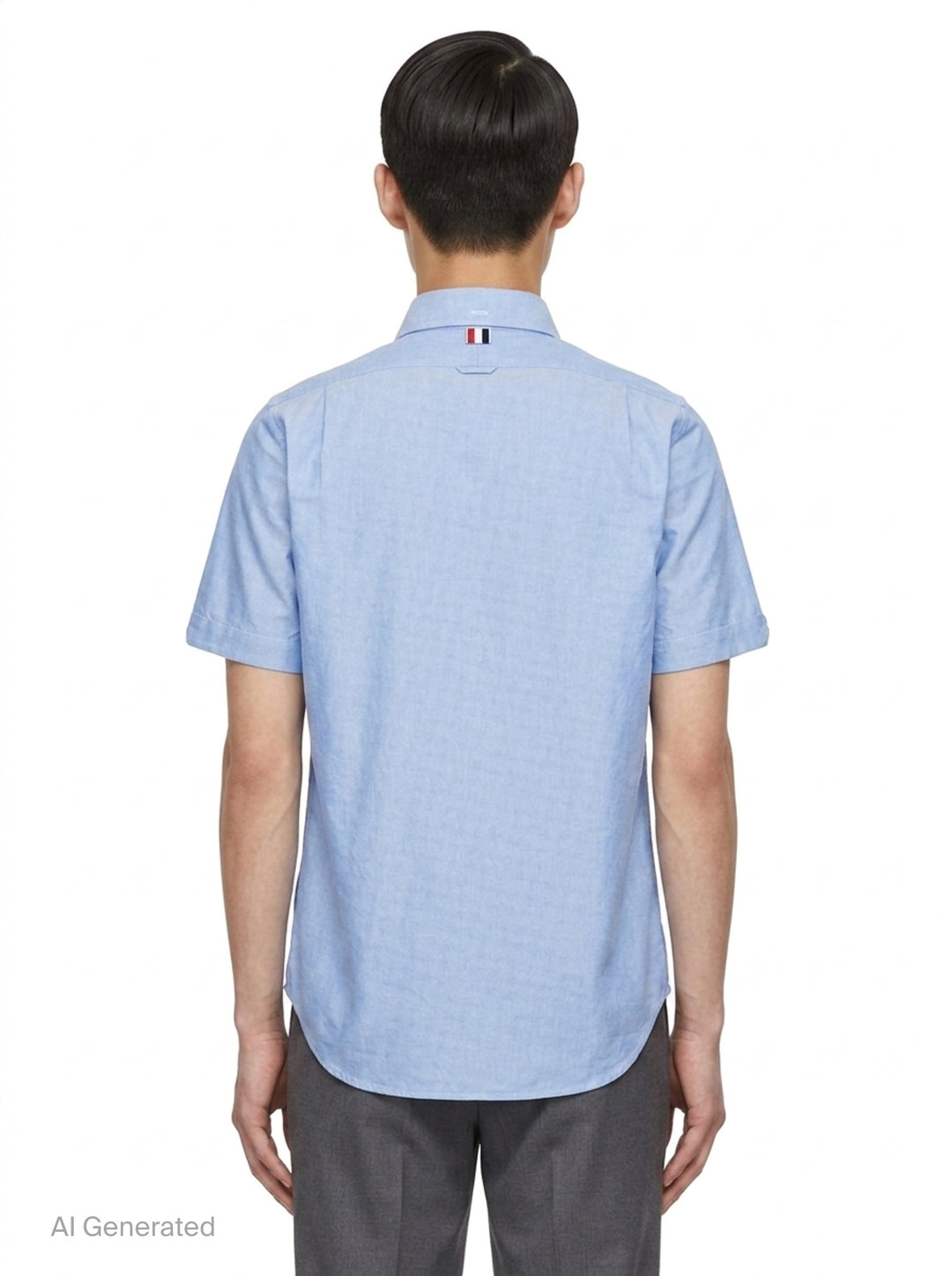 Short Sleeve Button Down Shirt | Thom Browne | Club21 - back