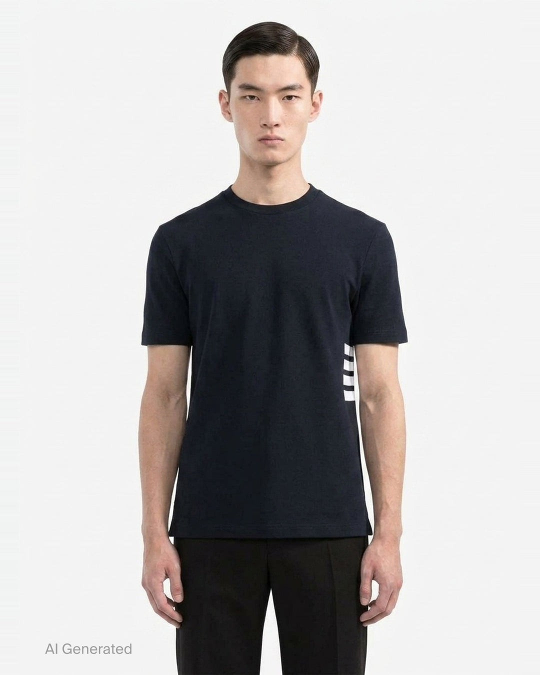 Short Sleeve Engineered Tee | Thom Browne | Club21 - front
