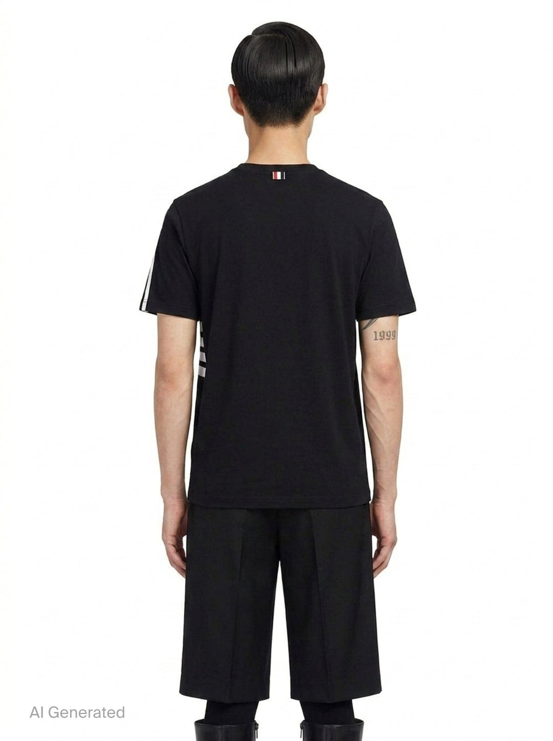 Short Sleeve Engineered Tee | Thom Browne | Club21 - back