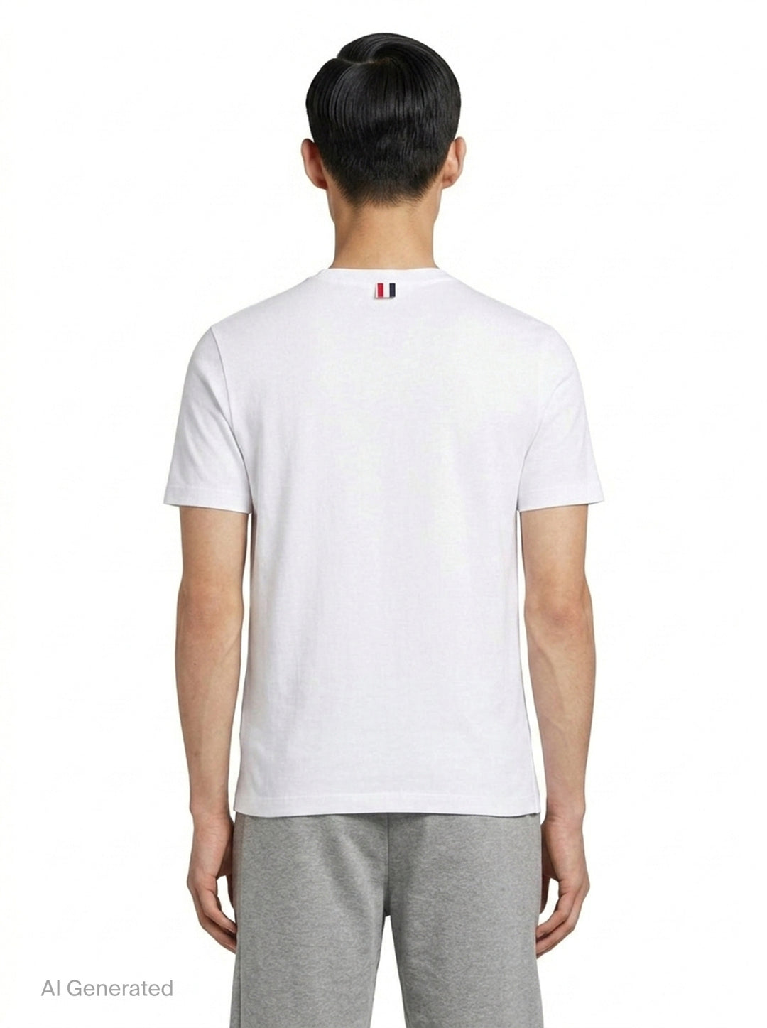 Short Sleeve Engineered Tee | Thom Browne | Club21 - back