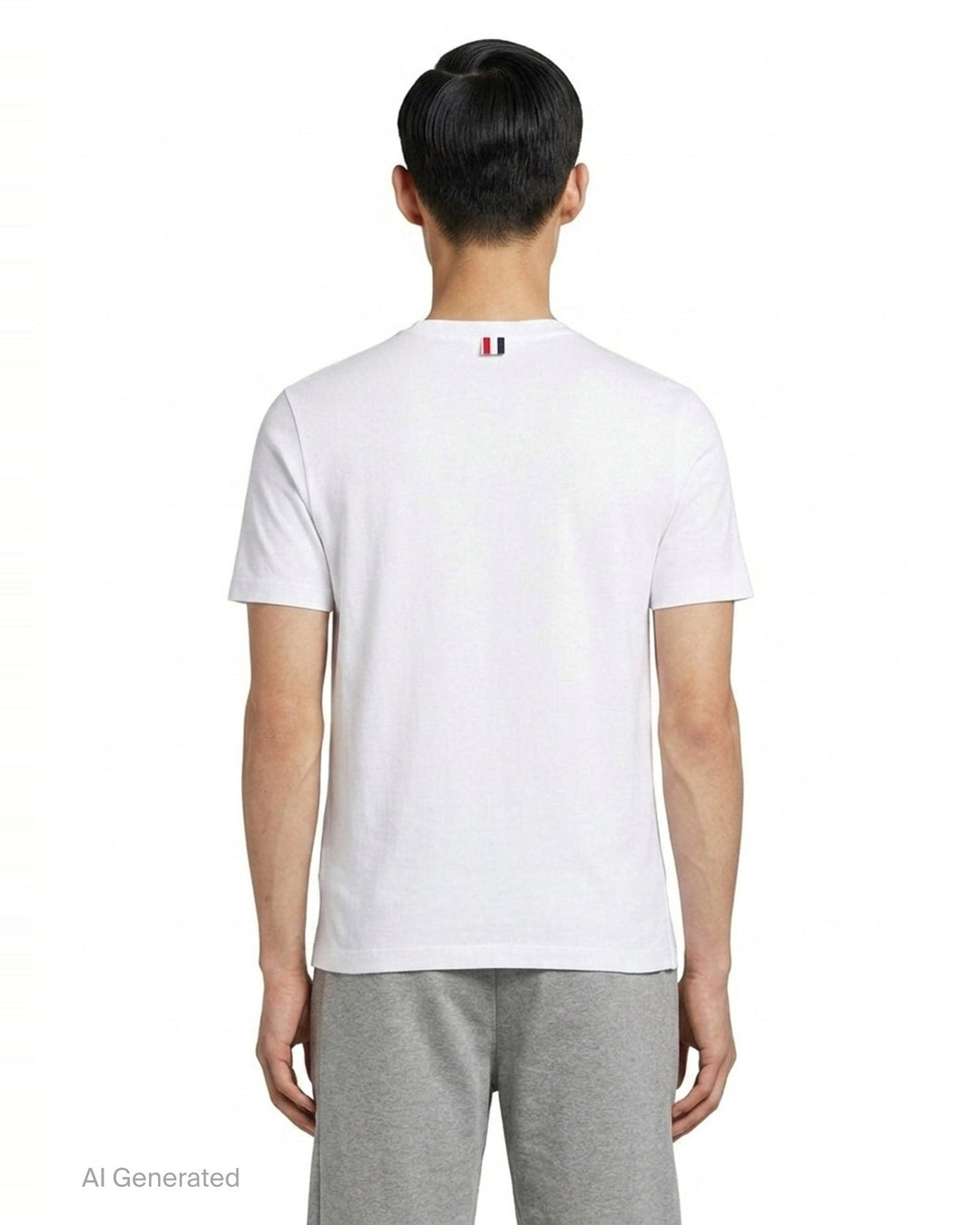 Short Sleeve Engineered Tee | Thom Browne | Club21 - back