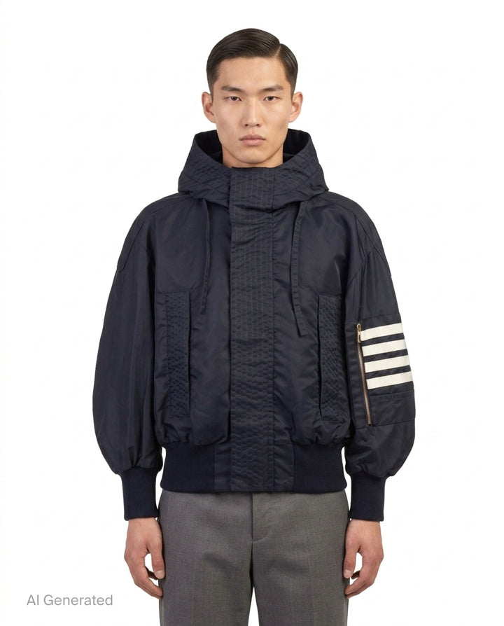 Snorkel Hood Blouson Parka | Thom Browne | Club21 - front