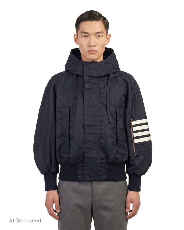 Snorkel Hood Blouson Parka | Thom Browne | Club21 - front