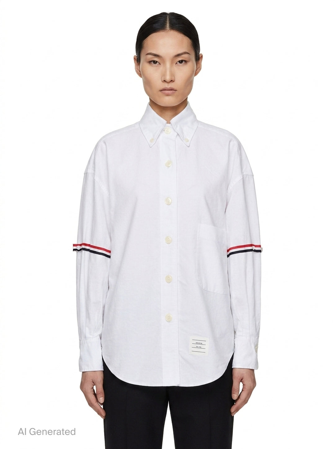 Supersized Point Collar Shirt | Thom Browne | Club21 - front