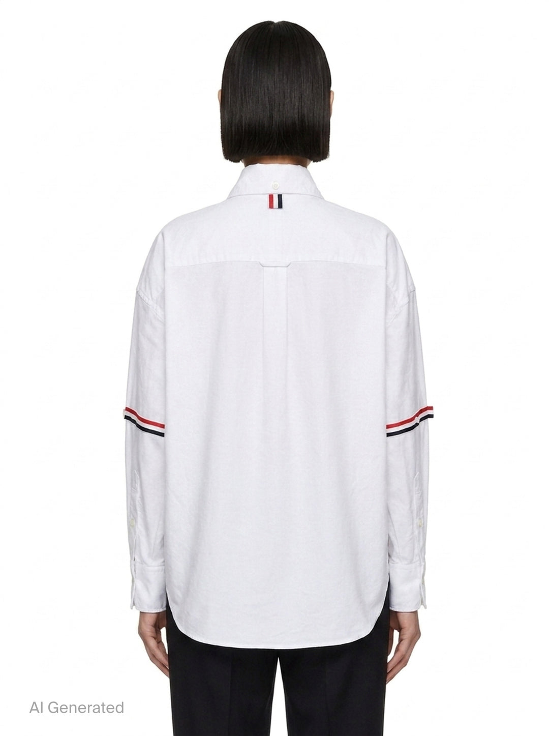 Supersized Point Collar Shirt | Thom Browne | Club21 - back