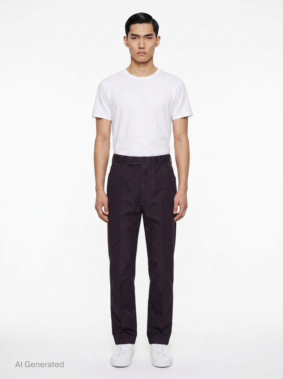 Tapered Wrinkle-Resistant Chinos | Thom Browne | Club21 - front